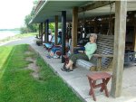 Under deck seating